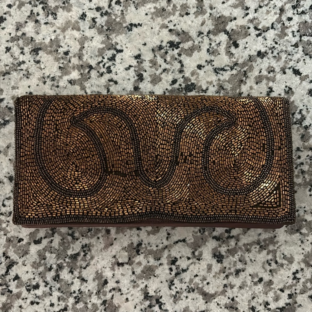 Vintage beaded clutch